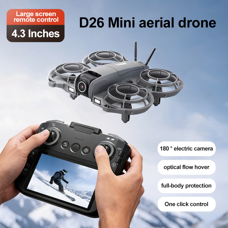Дрон D26 4K Aerial HD 180 °    – обзор и цена Drone Gimbal Case