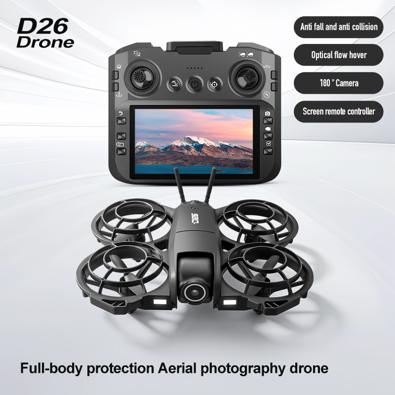 Дрон D26 4K Aerial HD 180 °    – обзор и цена Drone Gimbal Case